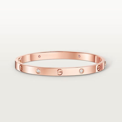 [⭐Clover Jewelry]LOVE BRACELET 4.8MM 4 DIAMONDS