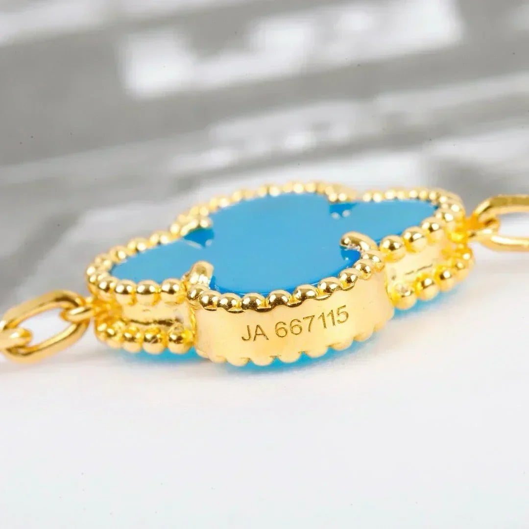 [⭐Clover Jewelry] CLOVER 5 MOTIF TURQUOISE BRACELET COLLECTION