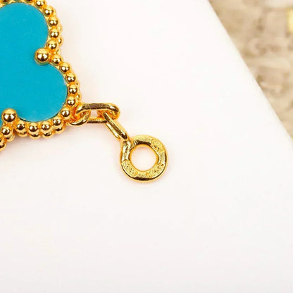 [⭐Clover Jewelry] CLOVER 5 MOTIF TURQUOISE BRACELET COLLECTION