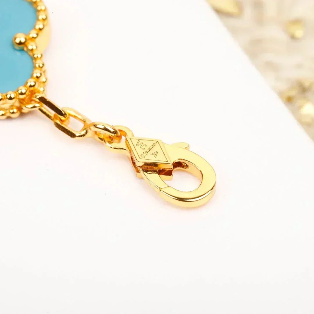 [⭐Clover Jewelry] CLOVER 5 MOTIF TURQUOISE BRACELET COLLECTION