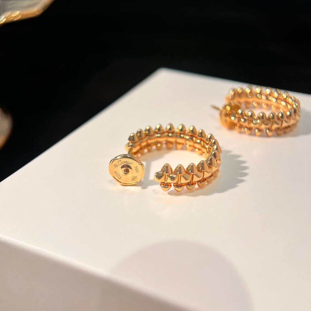 [⭐Clover Jewelry]CLASH SMALL HOOP EARRINGS