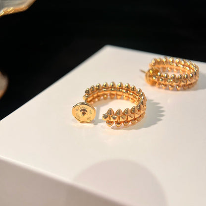 [⭐Clover Jewelry]CLASH SMALL HOOP EARRINGS
