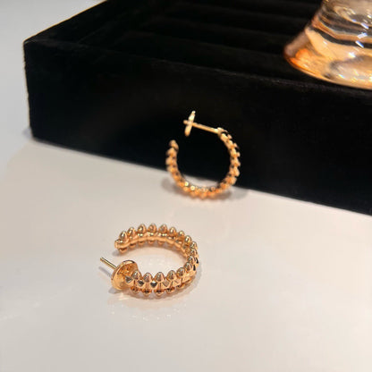 [⭐Clover Jewelry]CLASH SMALL HOOP EARRINGS