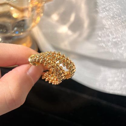 [⭐Clover Jewelry]CLASH SMALL HOOP EARRINGS