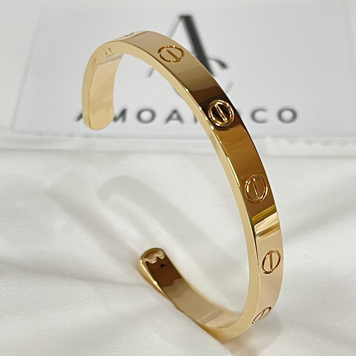 [⭐Clover Jewelry]LOVE BRACELET 6.1MM OPEN CUFF