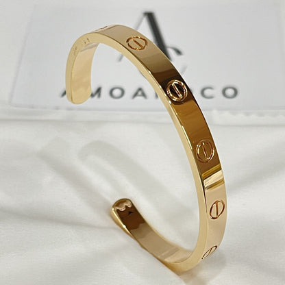[⭐Clover Jewelry]LOVE BRACELET 6.1MM OPEN CUFF