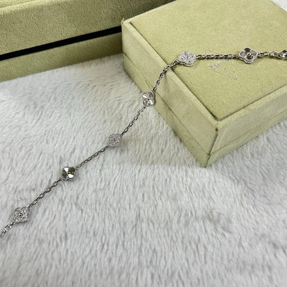 [⭐Clover Jewelry]CLOVER 6 MOTIF DIAMOND LASER BRACELET