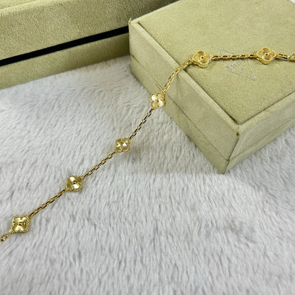 [⭐Clover Jewelry]CLOVER 6 MOTIF DIAMOND BRACELET