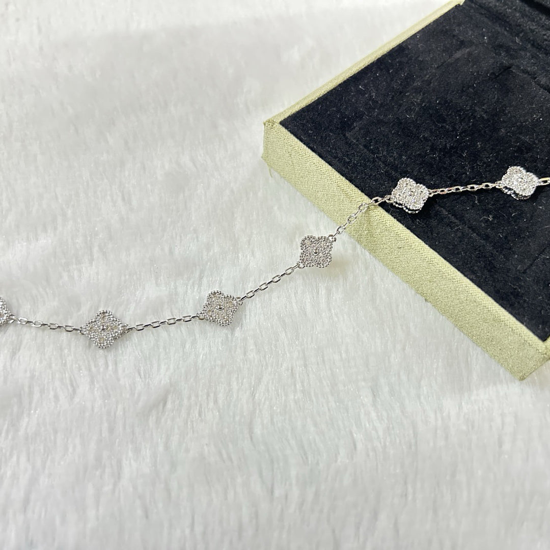 [⭐Clover Jewelry]CLOVER 6 MOTIF DIAMOND BRACELET