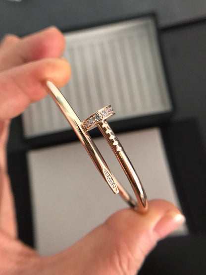 [⭐Clover Jewelry]JUSTE BRACELET 3.5MM DIAMONDS