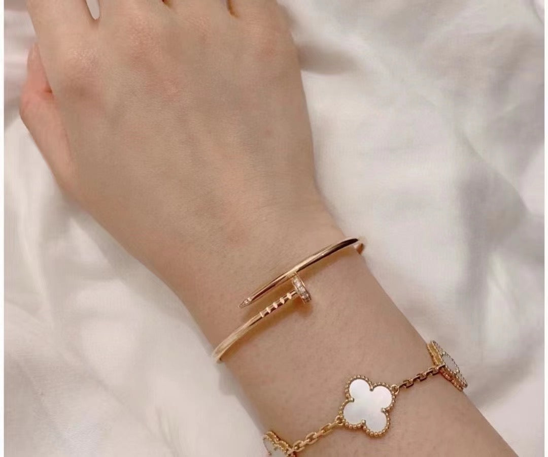 [⭐Clover Jewelry]JUSTE BRACELET 2.5MM DIAMONDS