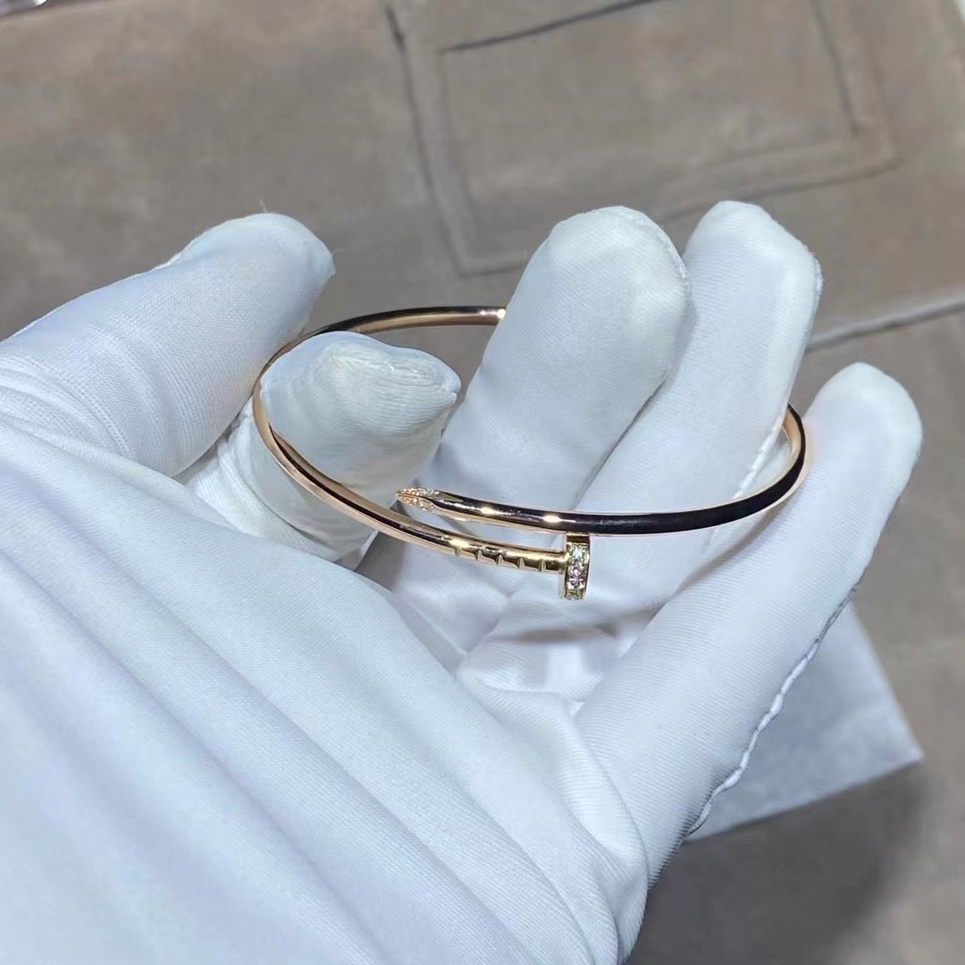 [⭐Clover Jewelry]JUSTE BRACELET 2.5MM DIAMONDS