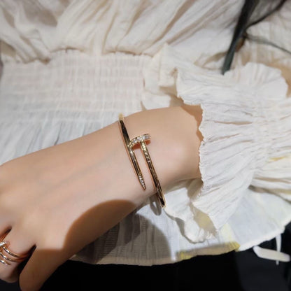 [⭐Clover Jewelry]JUSTE BRACELET 3.5MM DIAMONDS