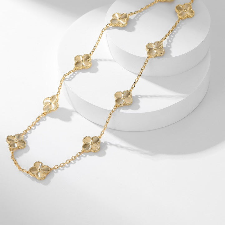 [⭐Clover Jewelry]CLOVER 10 MOTIFS LASER NECKLACE