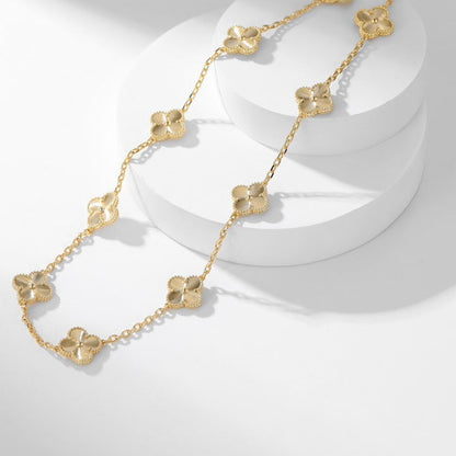 [⭐Clover Jewelry]CLOVER 10 MOTIFS LASER NECKLACE