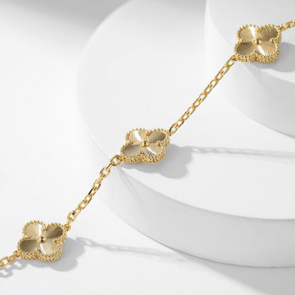 [⭐Clover Jewelry]CLOVER 10 MOTIFS LASER NECKLACE