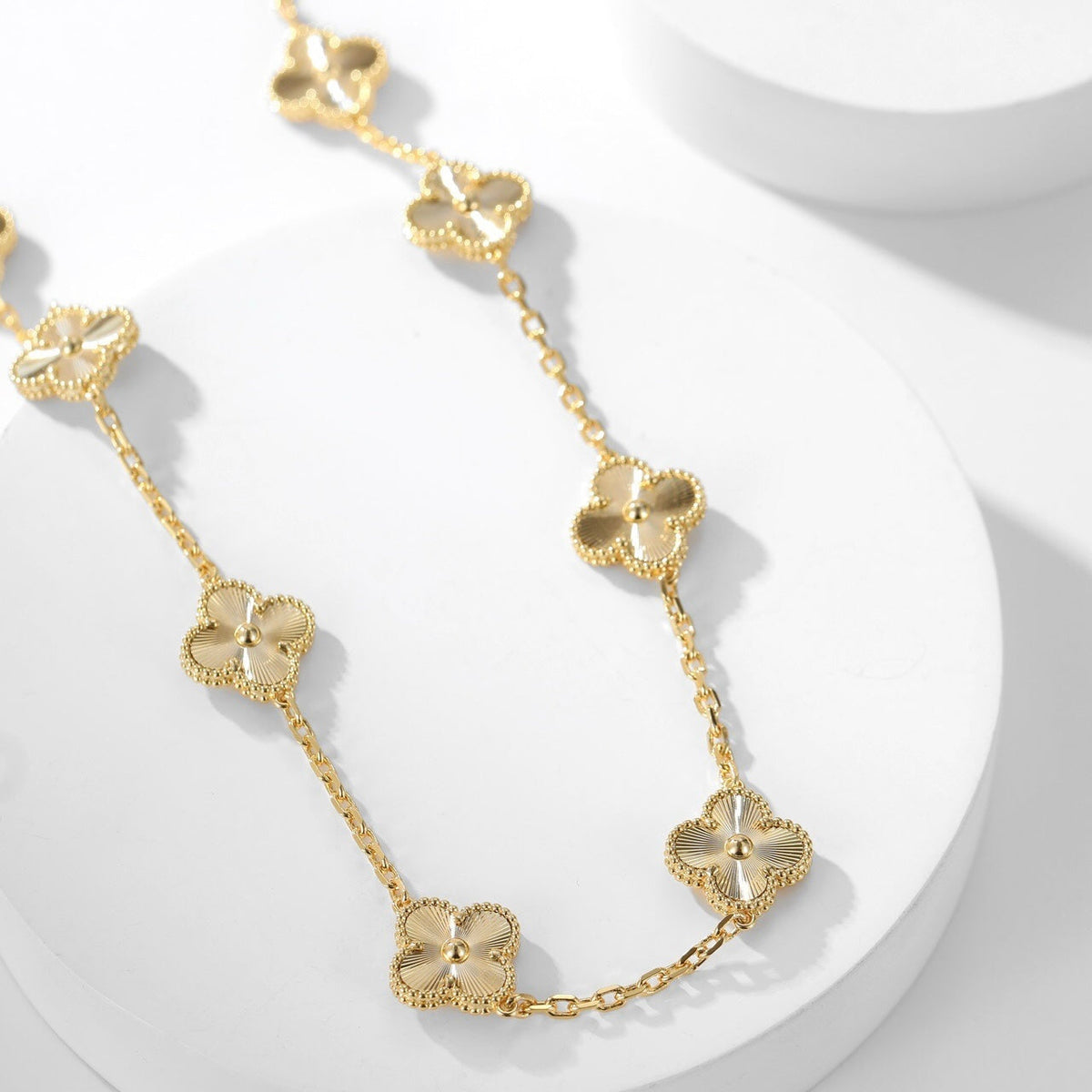 [⭐Clover Jewelry]CLOVER 10 MOTIFS LASER NECKLACE