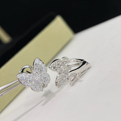 [⭐Clover Jewelry]BUTTERFLY ALL DIAMOND EARRINGS