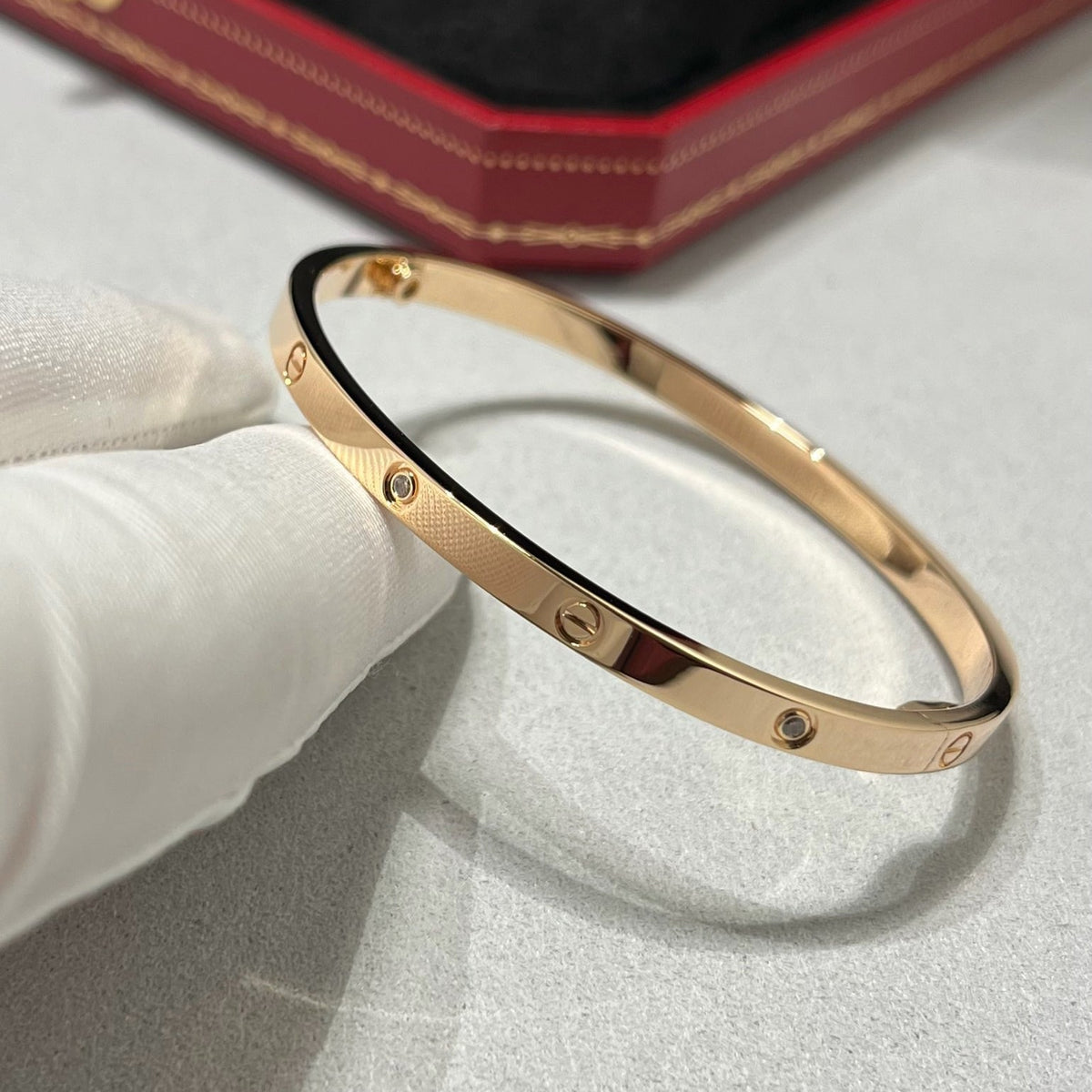 [⭐Clover Jewelry]LOVE BRACELET 3.65MM 6 DIAMONDS