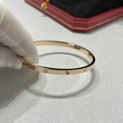 [⭐Clover Jewelry]LOVE BRACELET 3.65MM 6 DIAMONDS