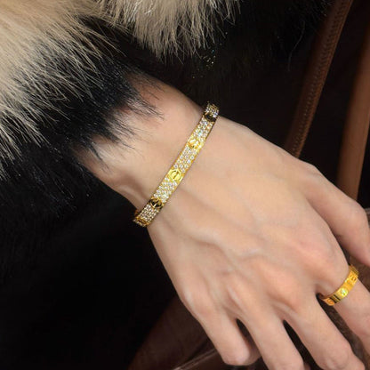[⭐Clover Jewelry]LOVE BRACELET 6.1MM DIAMOND-PAVED