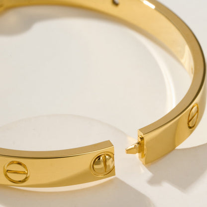 [⭐Clover Jewelry]LOVE BRACELET 6.1MM 4 DIAMONDS