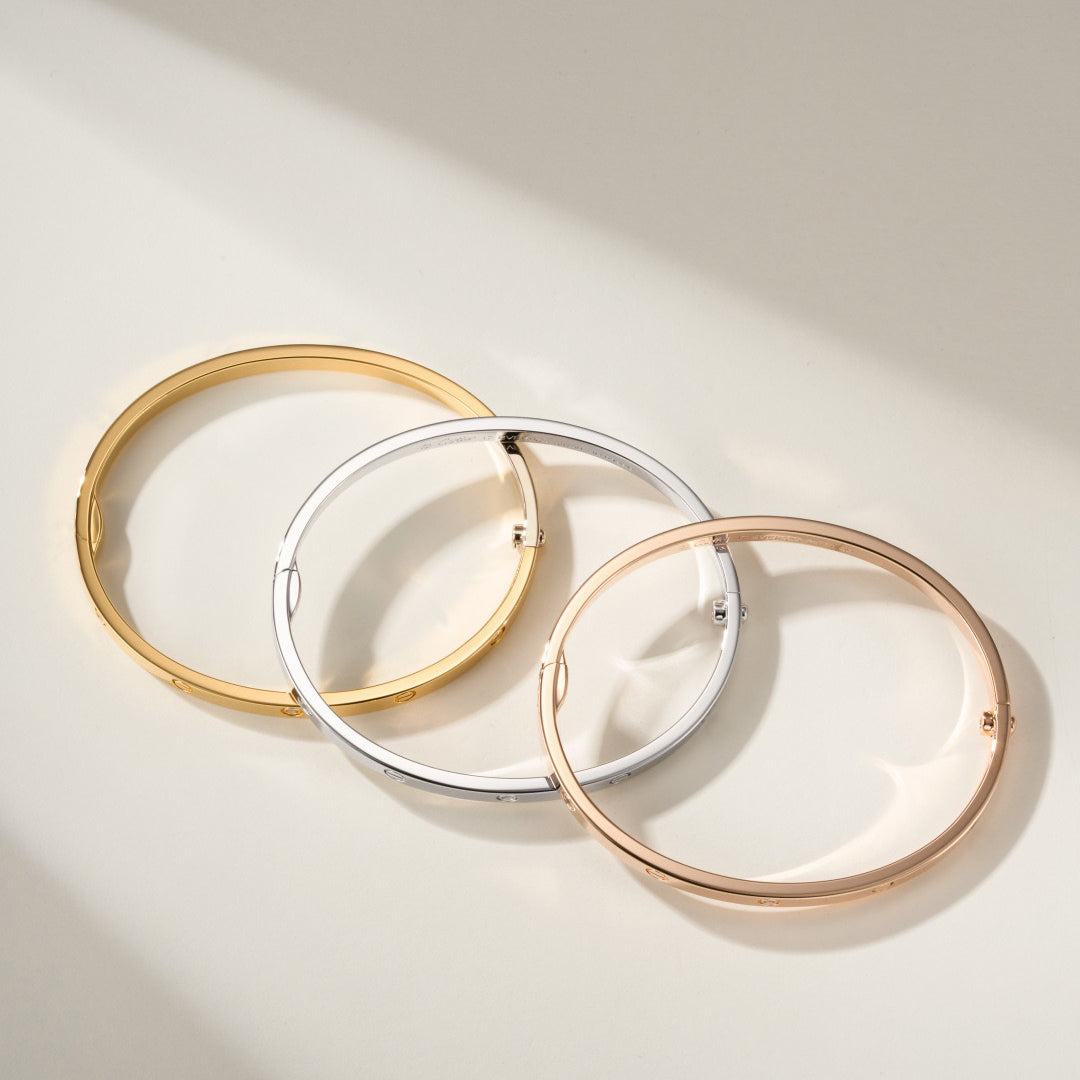 [⭐Clover Jewelry]LOVE BRACELET 3.65MM 6 DIAMONDS