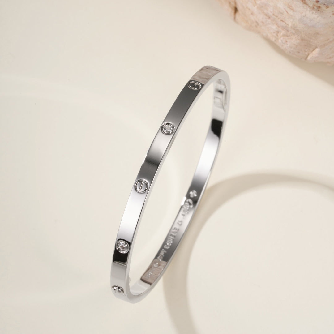 [⭐Clover Jewelry]LOVE BRACELET 3.65MM 6 DIAMONDS