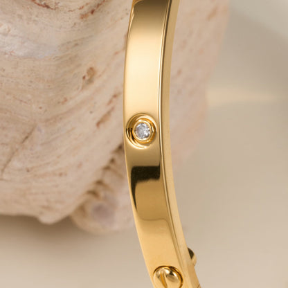 [⭐Clover Jewelry]LOVE BRACELET 3.65MM 6 DIAMONDS
