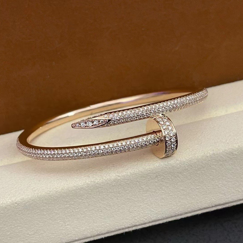 [⭐Clover Jewelry]JUSTE BRACELET 3.5MM ALL DIAMONDS