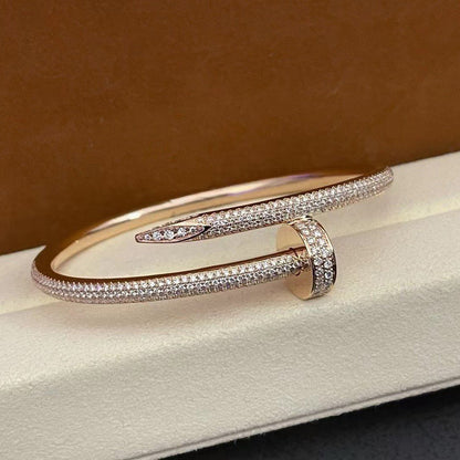 [⭐Clover Jewelry]JUSTE BRACELET 3.5MM ALL DIAMONDS