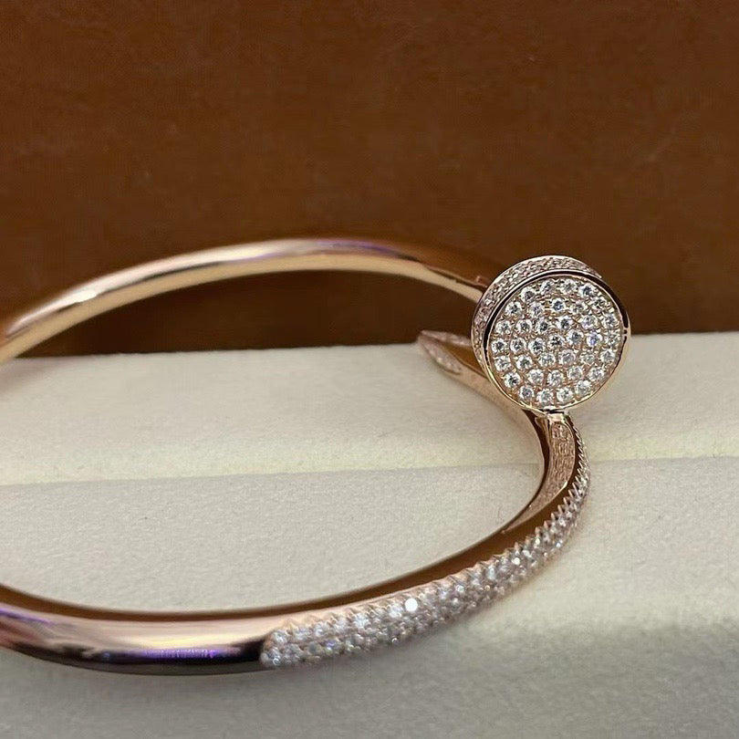 [⭐Clover Jewelry]JUSTE BRACELET 3.5MM ALL DIAMONDS
