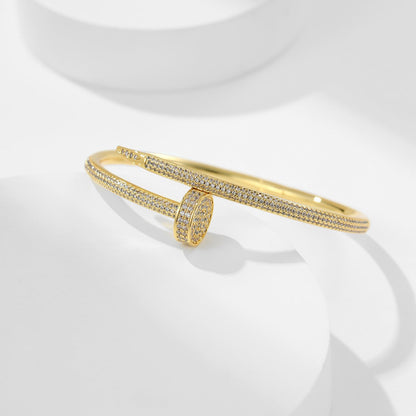 [⭐Clover Jewelry]JUSTE BRACELET 3.5MM ALL DIAMONDS