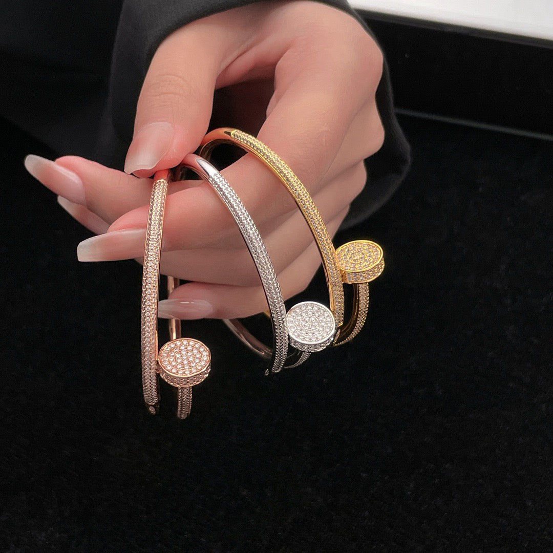 [⭐Clover Jewelry]JUSTE BRACELET 3.5MM ALL DIAMONDS