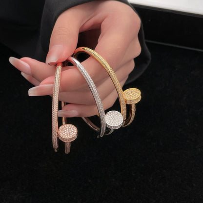 [⭐Clover Jewelry]JUSTE BRACELET 3.5MM ALL DIAMONDS