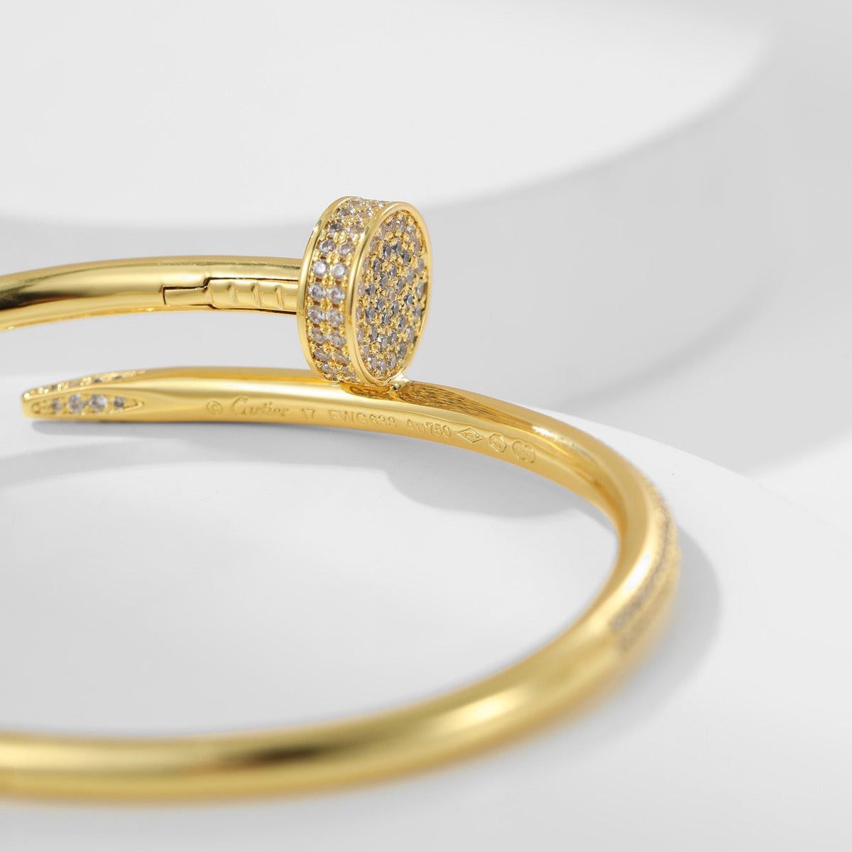 [⭐Clover Jewelry]JUSTE BRACELET 3.5MM ALL DIAMONDS
