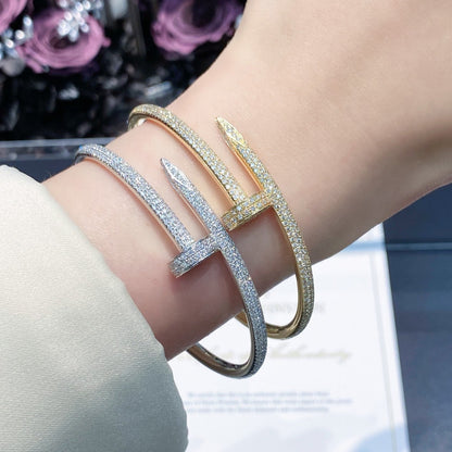 [⭐Clover Jewelry]JUSTE BRACELET 3.5MM ALL DIAMONDS