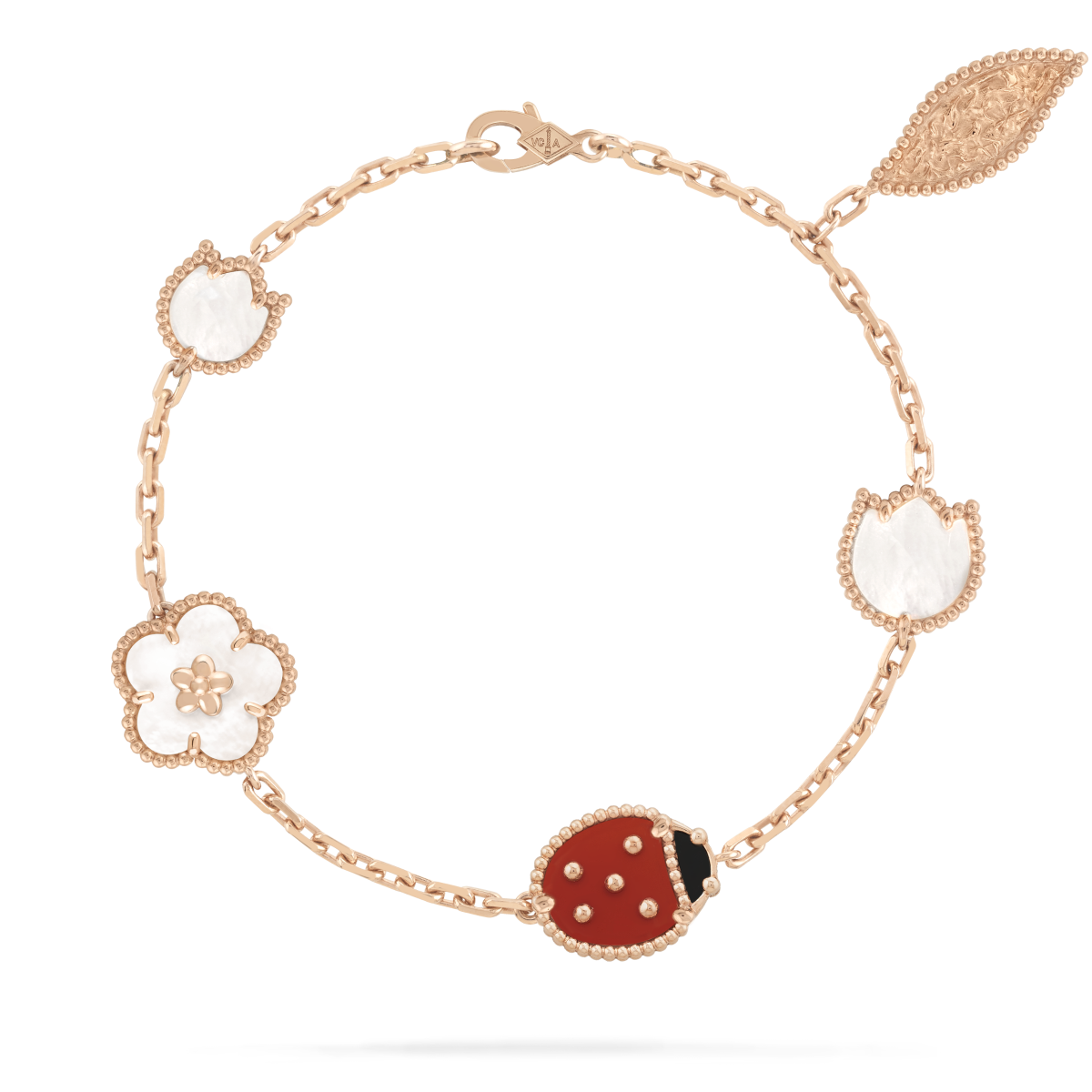 [⭐Clover Jewelry]LUCKY SPRING 5 MOTIF BRACELET
