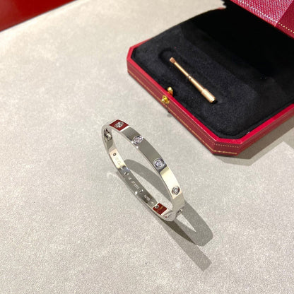 [⭐Clover Jewelry]LOVE BRACELET 6.1MM 10 DIAMONDS