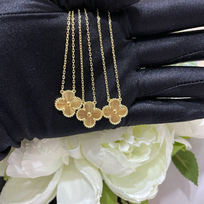 [⭐Clover Jewelry]CLOVER 15MM LASER NECKLACE