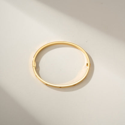 [⭐Clover Jewelry]LOVE BRACELET 3.65MM 10 DIAMONDS