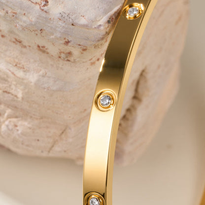 [⭐Clover Jewelry]LOVE BRACELET 3.65MM 10 DIAMONDS