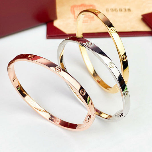 [⭐Clover Jewelry]LOVE BRACELET 3.65MM NO DIAMONDS