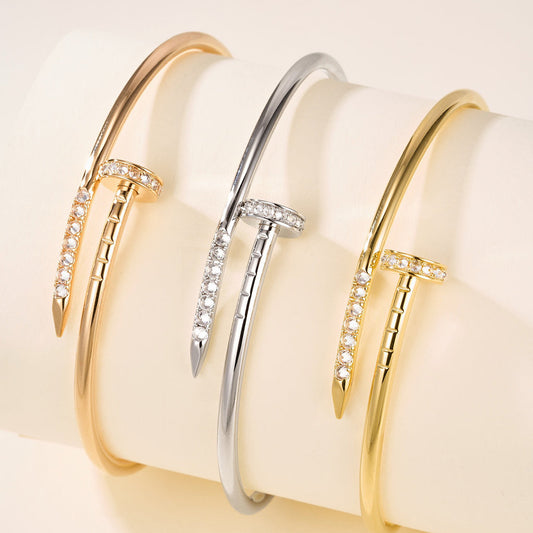 [⭐Clover Jewelry]JUSTE BRACELET 2.5MM DIAMONDS