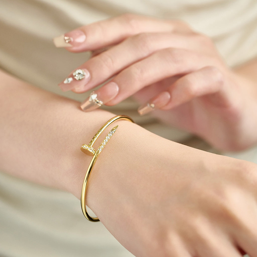 [⭐Clover Jewelry]JUSTE BRACELET 2.5MM DIAMONDS