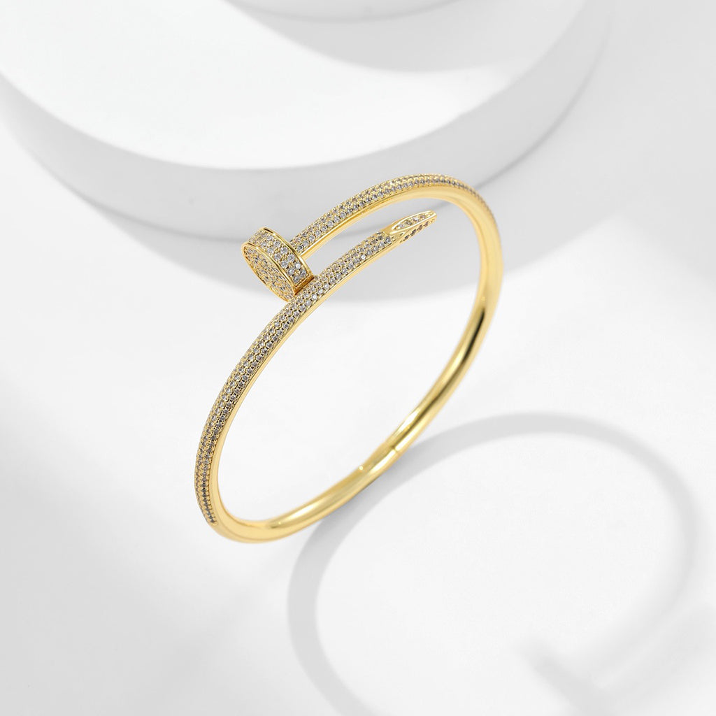 [⭐Clover Jewelry]JUSTE BRACELET 3.5MM ALL DIAMONDS