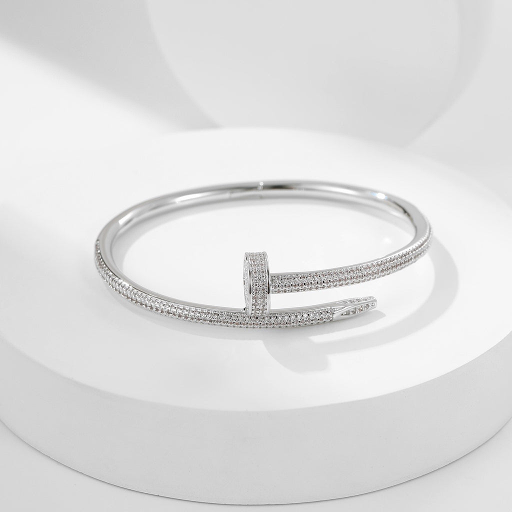 [⭐Clover Jewelry]JUSTE BRACELET 3.5MM ALL DIAMONDS