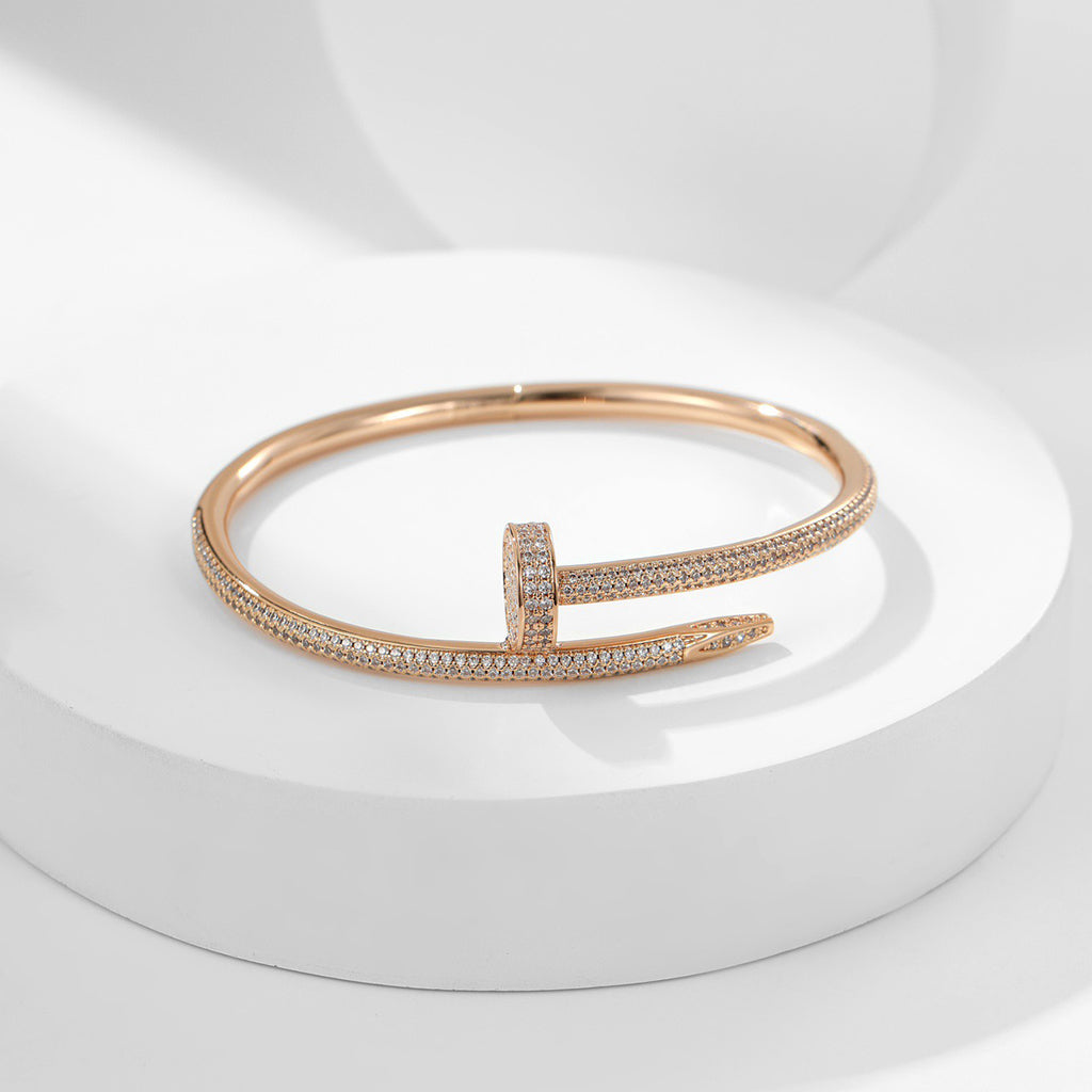 [⭐Clover Jewelry]JUSTE BRACELET 3.5MM ALL DIAMONDS
