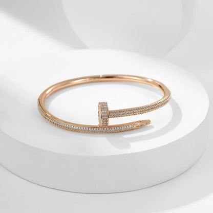 [⭐Clover Jewelry]JUSTE BRACELET 3.5MM ALL DIAMONDS