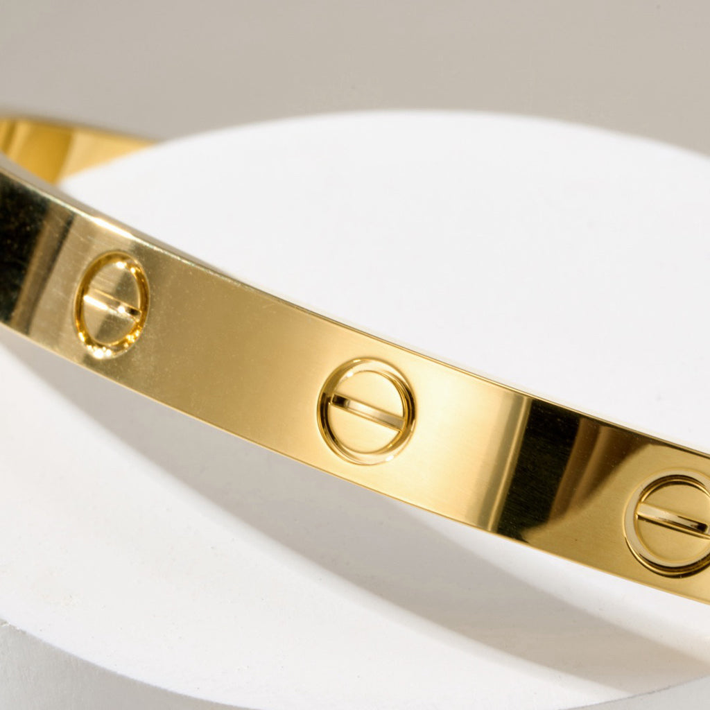 [⭐Clover Jewelry]LOVE BRACELET 6.1MM OPEN CUFF